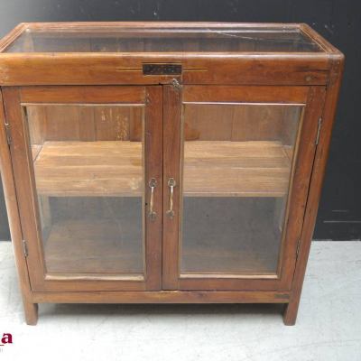 espositore coloniale in teak